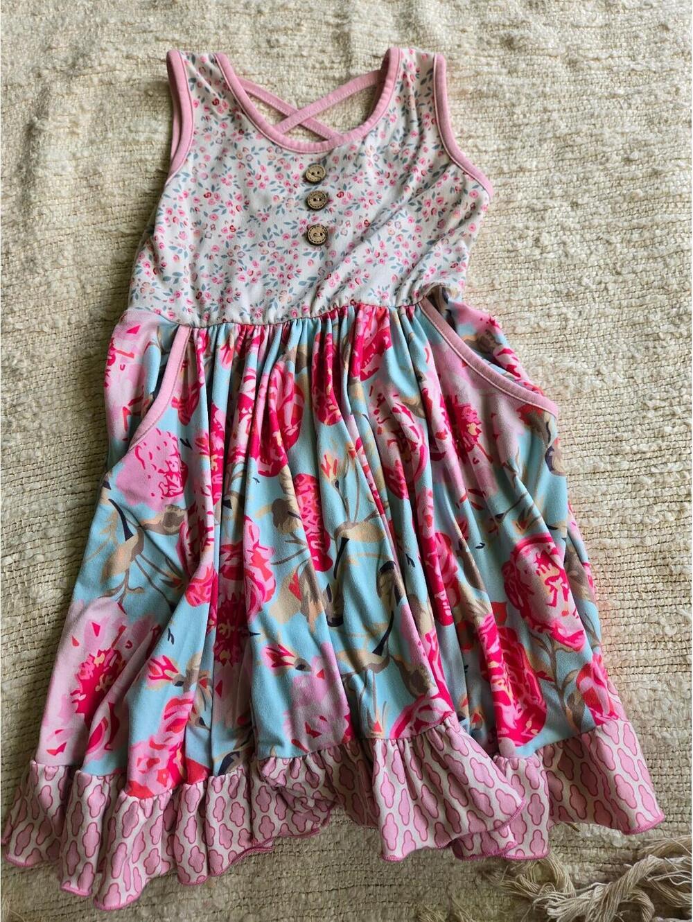 Cheeky plum girls dress twirl